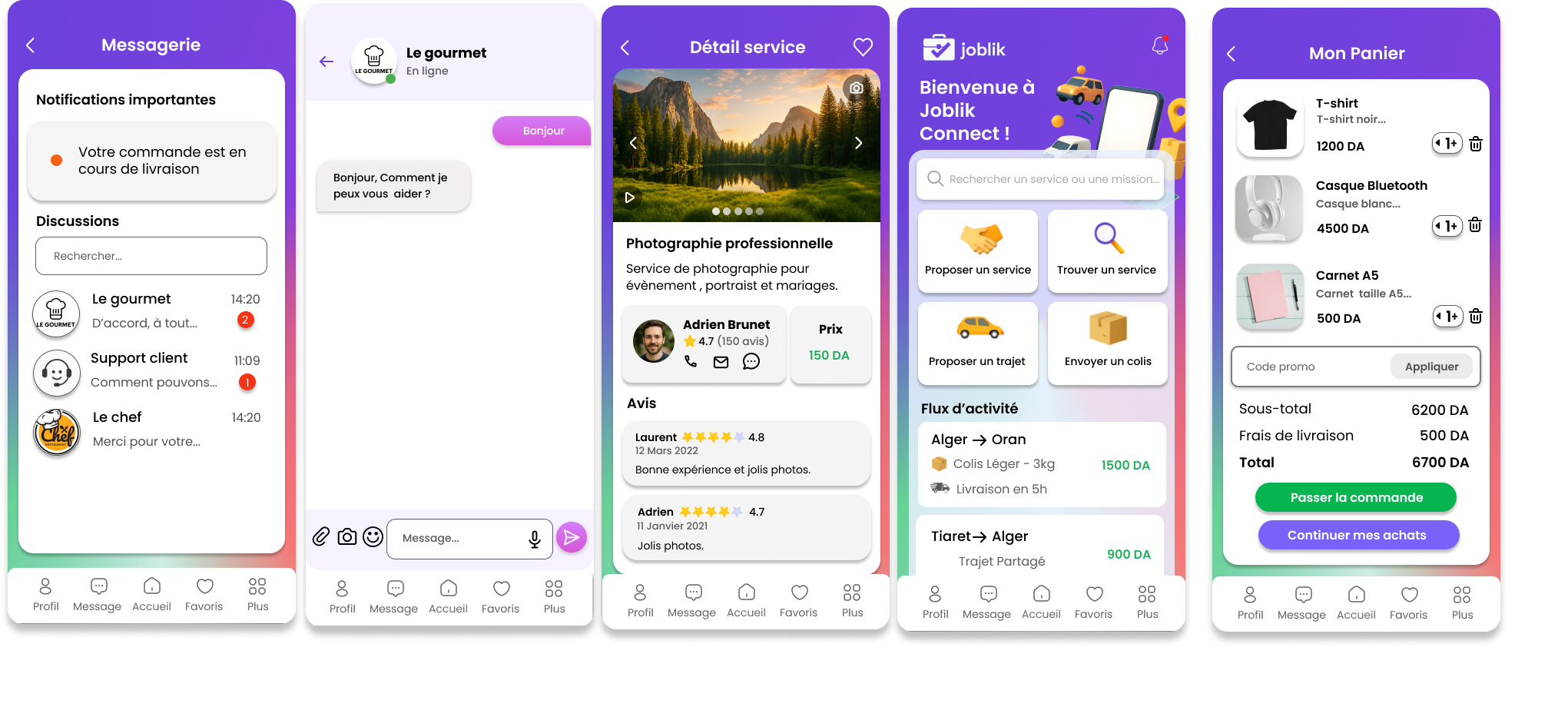 UI Mobile & Parcours Utilisateur
